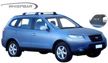 Yakima Whispbar roof racks Hyundai Santa Fe